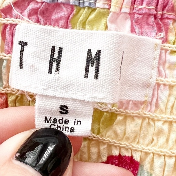 2/25 THML Peplum Top Floral Anthropologie - Picture 3 of 4